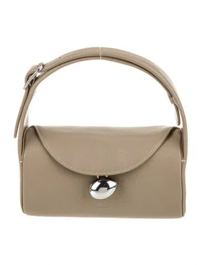Pre-owned Cafuné Leather Shoulder Bag In Neutrals
