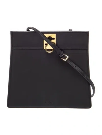 Pre-owned Cafuné Leather Shoulder Bag W/ Tags In Black