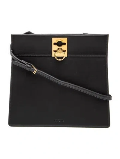 Pre-owned Cafuné Leather Shoulder Bag W/ Tags In Black