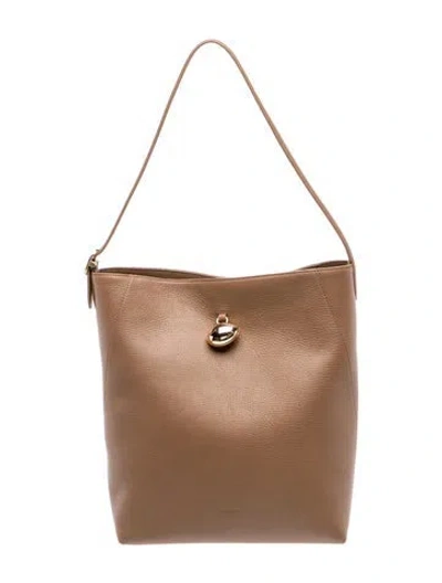 Pre-owned Cafuné Leather Shoulder Bag W/ Tags In Brown