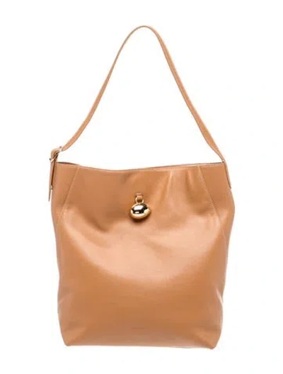 Pre-owned Cafuné Leather Shoulder Bag W/ Tags In Brown
