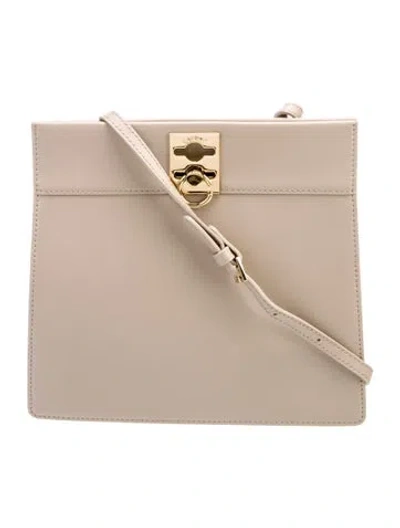 Pre-owned Cafuné Leather Shoulder Bag W/ Tags In Neutral