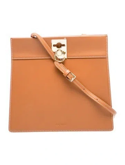 Pre-owned Cafuné Leather Shoulder Bag W/ Tags In Neutrals