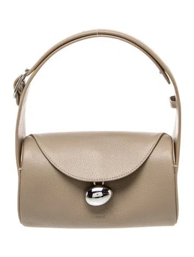 Pre-owned Cafuné Leather Top Handle Bag In Neutral