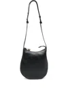 Cafuné Lune Zip Shoulder Bag In Black