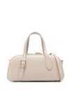 Cafuné Small Asra Boston Handle Bag In Neutral