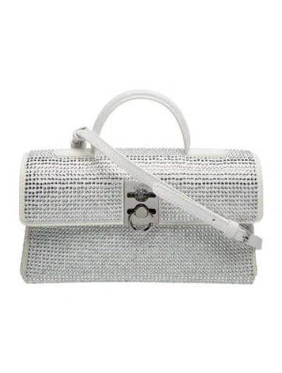 Pre-owned Cafuné Top Handle Bag In White