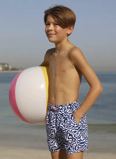 Caha Capo Boys Boardshort Mirage Blue