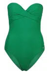 Caha Capo Brigitte One Piece Iguana In Green