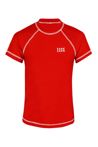 Caha Capo Casey Unisex Rashie Red