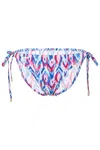 Caha Capo Cherie Tie Side Bottom Aqua Pop In Multi
