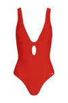 Caha Capo Donna Plunge One Piece Redcoat