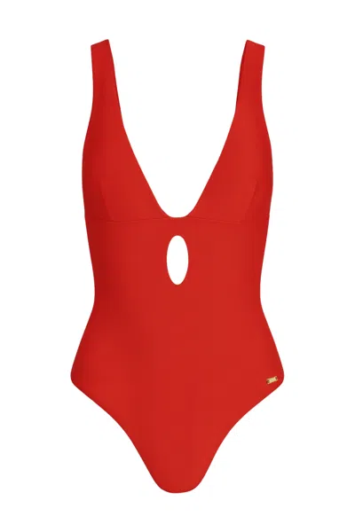 Caha Capo Donna Plunge One Piece Redcoat