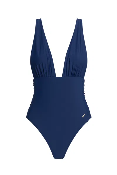 Caha Capo Elle Plunge One Piece Navy
