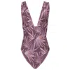 Caha Capo Elle Plunge One Piece Paradise Chocolate
