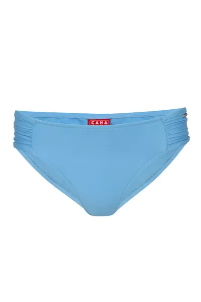 Caha Capo Janice Rouched Bikini Bottom Fresh Air Blue