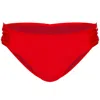 Caha Capo Janice Rouched Bikini Bottom Redcoat