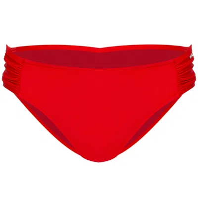 Caha Capo Janice Rouched Bikini Bottom Redcoat