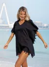 Caha Capo Katherine Kaftan Black