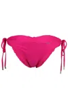 Caha Capo Louise Frill Tie Side Bottom Beach Party Hot Pink