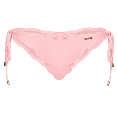 Caha Capo Louise Frill Tie Side Bottom Coral