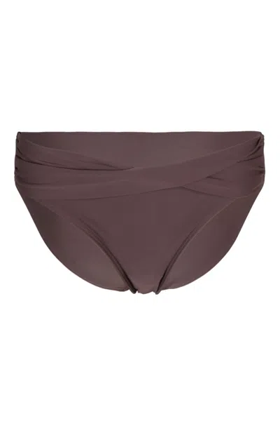 Caha Capo Maria Twist Front Bottom Chocolate In Brown