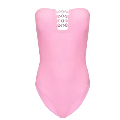 Caha Capo Maya Bandeau One Piece Hollywood Pink