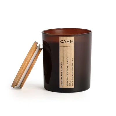 Cahm Black / Brown / Pink Cocoa Butter & Vanilla Candle - Amber