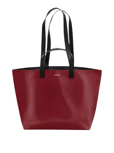 Cahu Holy Day Mini Mirrored Handbag In Red