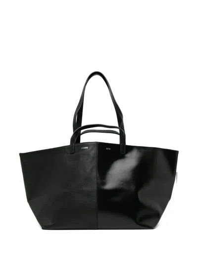 Cahu Logo-printed Tote Bag In Black