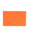 Cahu Man Document Holder Orange Size - Leather