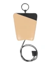 Cahu Man Key Ring Beige Size - Leather