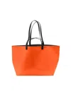 Cahu Medium Nouvelle Collection Le Pratique With Zip Tote Bag In Orange
