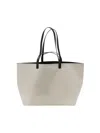 Cahu Medium Permanente Collection Le Pratique Tote Bag In Light Grey Black