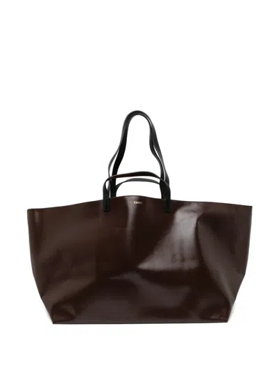 Cahu Tote Bag In Brown
