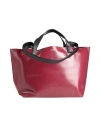 Cahu Woman Handbag Burgundy Size - Pvc - Polyvinyl Chloride In Red