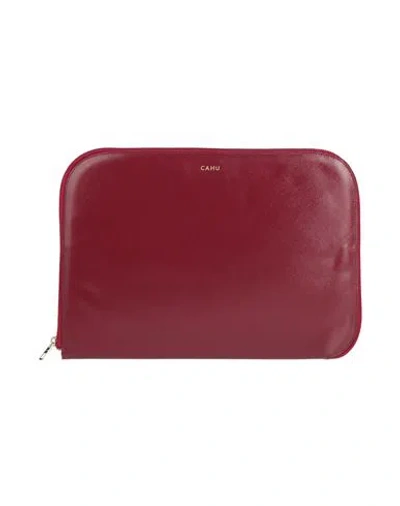 Cahu Woman Handbag Burgundy Size - Textile Fibers In Red