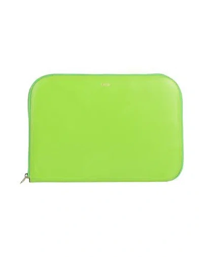 Cahu Woman Handbag Lime Green Size - Textile Fibers In Green