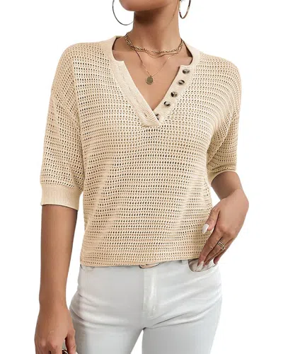 Caifeng Blouse In Neutral