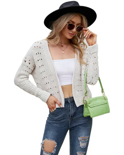 Caifeng Cardigan In White