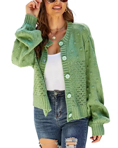 Caifeng Cardigan In Green