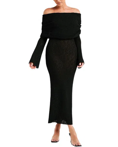 Caifeng Maxi Dress In Black