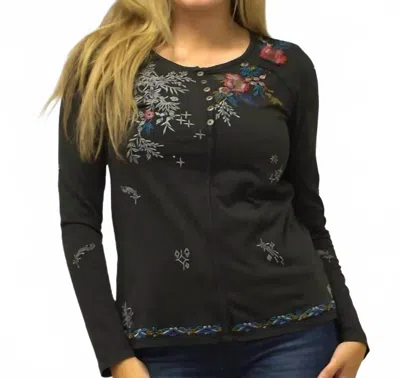 Caite & Kyla Karli Top In Black