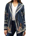 Caite & Kyla Kira Jacket In Denim