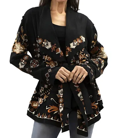 Caite & Kyla Kris Jacket In Black