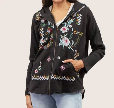 Caite & Kyla Zara Hoodie In Black