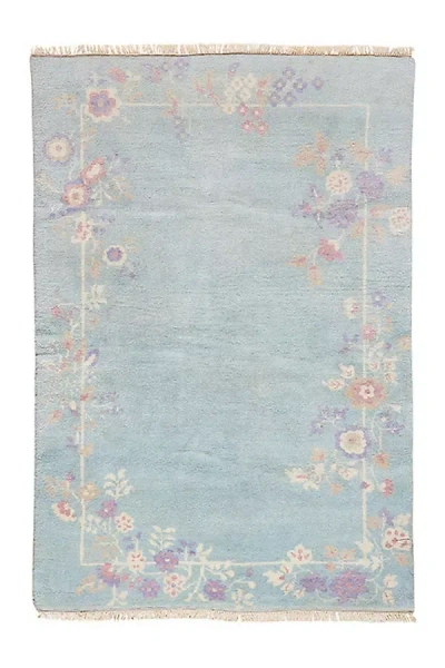 Caitlin Wilson Design Caitlin Wilson Flora Rug In Blue