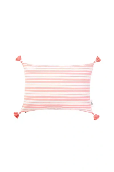 Caitlin Wilson Design Caitlin Wilson Marseille Stripe Pillow In Pink