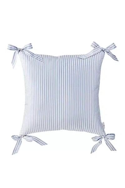 Caitlin Wilson Design Caitlin Wilson Noelle Bow Pillow In Blue