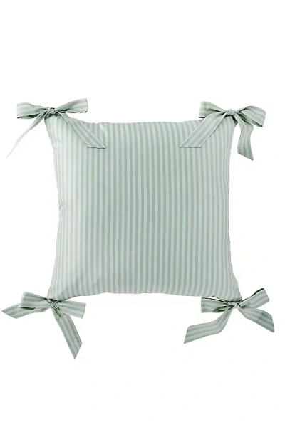 Caitlin Wilson Design Caitlin Wilson Noelle Bow Pillow In Green